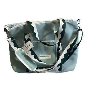 New With Tag Business & Pleasure Holiday Cooler Tote Bag in Rivie Green.